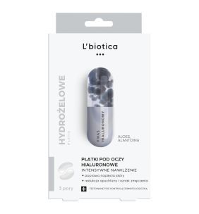 L'Biotica Płatki hialuronowe pod oczy, nawilżające, 3x2szt.
