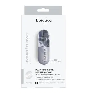 L'Biotica Płatki hialuronowe pod oczy, nawilżające, 3x2szt.