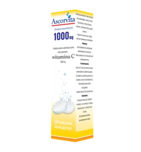 Ascorvita, 1000 mg, tabletki musujące, 20 szt.