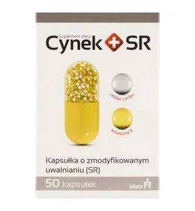 Cynek + SR, kapsułki twarde, 50 szt.