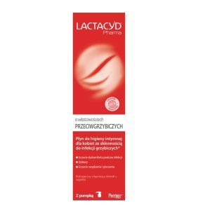 Lactacyd Pharma, płyn ginekologiczny, przeciwgrzybiczy, 250 ml, z pompką