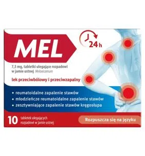 Mel, 7,5 mg, tabletki ulegające rozpadowi w jamie ustnej, 10 szt.