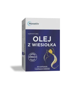 Novativ Olej z wiesiołka, kapsułki, 60 sztuk