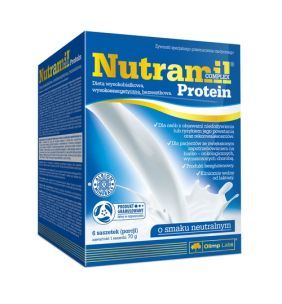 Olimp Nutramil Complex Protein, smak neutralny, 6 saszetek