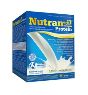 Olimp Nutramil Complex Protein, smak waniliowy, 6 saszetek
