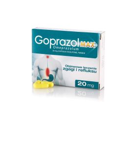 Goprazol Max, 20 mg, kapsułki dojelitowe, twarde, 14 szt.