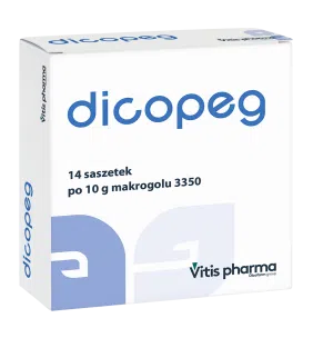 Dicopeg, proszek do sporządzania roztworu doustnego, 10 g, 14 saszetek