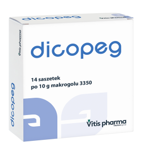 Dicopeg, proszek do sporządzania roztworu doustnego, 10 g, 14 saszetek