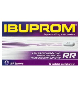 Ibuprom RR Max, 400 mg, tabletki powlekane, 12 szt.