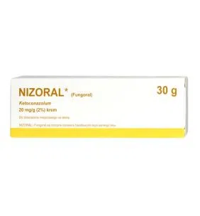 Nizoral, 2% (20 mg/g), krem, 30 g (import r&oacute;wnoległy, Delfarma)