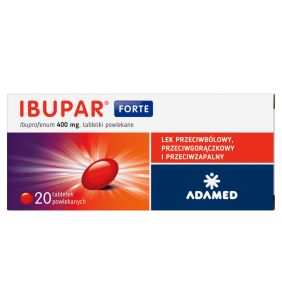 Ibupar forte, 400 mg, tabletki powlekane, 20 szt.