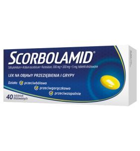 Scorbolamid, tabletki drażowane, 40 szt.
