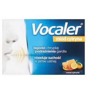 Vocaler, miód cytryna, pastylki do ssania, 24 szt.