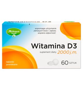 Witamina D3, tabl., 60 szt
