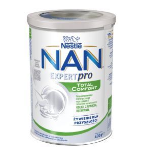 Nestle Nan ExpertPro Total Comfort, kolki, zaparcia, ulewania dla niemowląt od urodzenia, 400 g