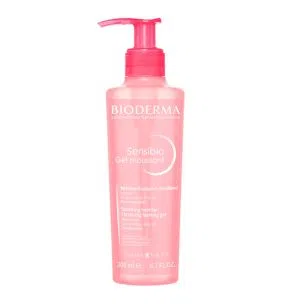 Bioderma Sensibio Gel, łagodzący żel micelarny do oczyszczania twarzy, 200 ml