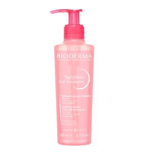 Bioderma Sensibio Gel, łagodzący żel micelarny do oczyszczania twarzy, 200 ml