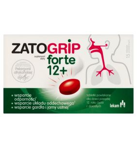 Zatogrip forte 12+, tabletki, 15 szt.