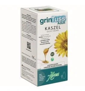 GrinTuss Adult, syrop na kaszel suchy i mokry, 128 g