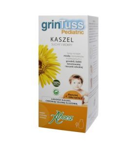 GrinTuss Pediatric, syrop na kaszel suchy i mokry, 128 g