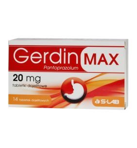 Gerdin Max, 20 mg, tabletki dojelitowe, 14 sztuk