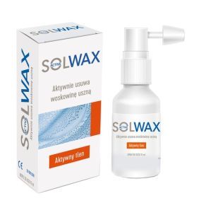 Solwax active, spray do uszu, 15 ml