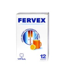 Fervex, granulat w saszetkach do sporządzania roztworu doustnego, 12 szt.