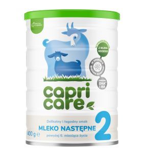 Capricare 2 mleko nastepne, prosz.,na mleku kozim, 400 g