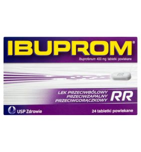 Ibuprom RR Max, 400 mg, tabletki powlekane, 24 szt. (2 x 12 szt.)