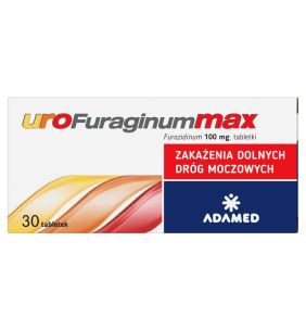 UroFuraginum Max, 100 mg, tabletki, 30 szt.