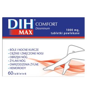 DIH Max Comfort, 1000 mg, tabletki powlekane, 60 szt.