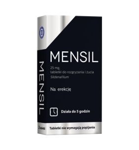 Mensil, 25 mg, tabletki do rozgryzania i żucia, 2 sztuki
