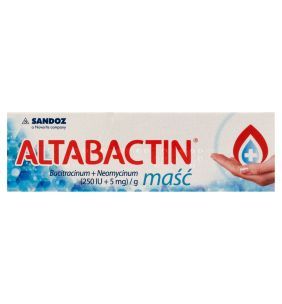 ALTABACTIN, (250 IU + 5000 IU)/g, maść, 5 g