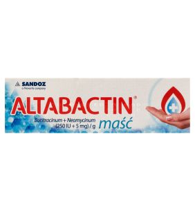 Altabactin, (250 IU+5 mg)/g, maść, 5 g