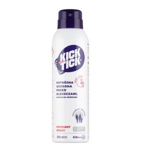 Kick the Tick Max Repelent Plus,aer,p/kom,mesz,klesz,200 ml