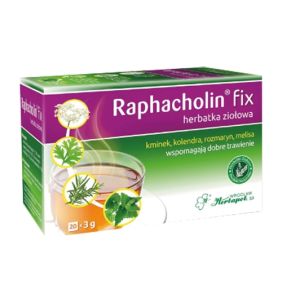 Raphacholin fix, herbatka ziołowa, saszetki, 20 x 3 g