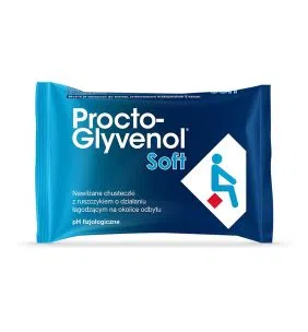 Procto-Glyvenol Soft, nawilżane chusteczki dla osób z hemoroidami, 30 szt.