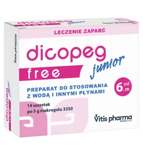 Dicopeg Junior Free, proszek, 5 g, 14 saszetek