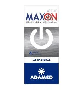 Maxon Active, 25 mg, tabletki powlekane, 4 szt.