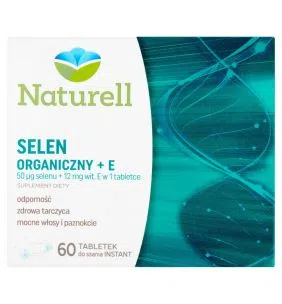 Naturell Selen Organiczny + E, tabletki do ssania, 60 szt.