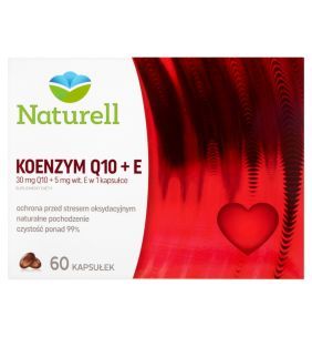 Naturell Koenzym Q10 + E, kapsułki, 60 szt.