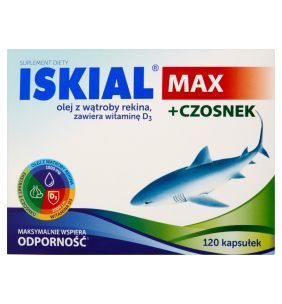 Iskial MAX + Czosnek, kapsułki, 120 szt.