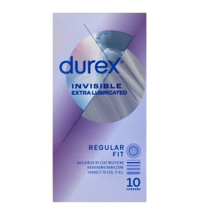 Durex Invisible, prezerwatywa super cienka, 10 szt.