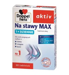 Doppelherz Aktiv Na stawy MAX 1 x dziennie, tabletki, 30 szt.