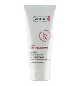 Ziaja Med Naczynkowa, peeling enzymatyczny, na twarz i szyję, delikatnie złuszczający, 75 ml