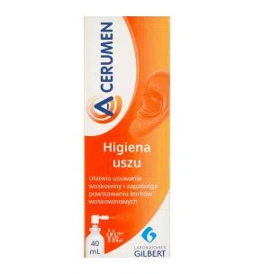 A-Cerumen, preparat do higieny uszu, 40 ml (spray)