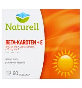 Naturell Beta-Karoten + E, tabletki, 60 szt.