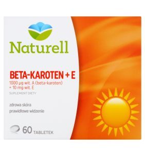 Naturell Beta-Karoten + E, tabletki, 60 szt.