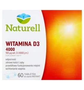 Naturell Witamina D3 4000, tabletki do ssania, 60 szt.