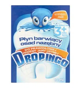 Dropingo, płyn barwiący osad nazębny, 10 ml